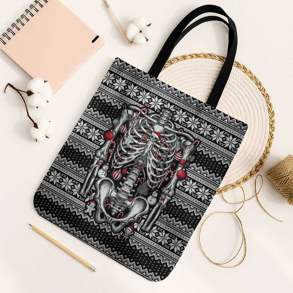 Merry Creepmas Tote Bag Bone to be Jolly - Wonder Print Shop