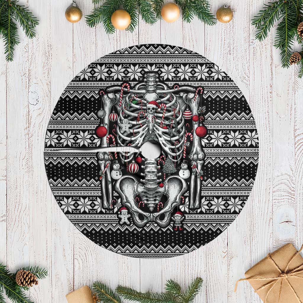 Merry Creepmas Bone to be Jolly Tree Skirt - Wonder Print Shop