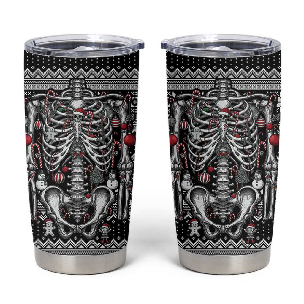 Merry Creepmas Tumbler Cup Bone to be Jolly - Wonder Print Shop