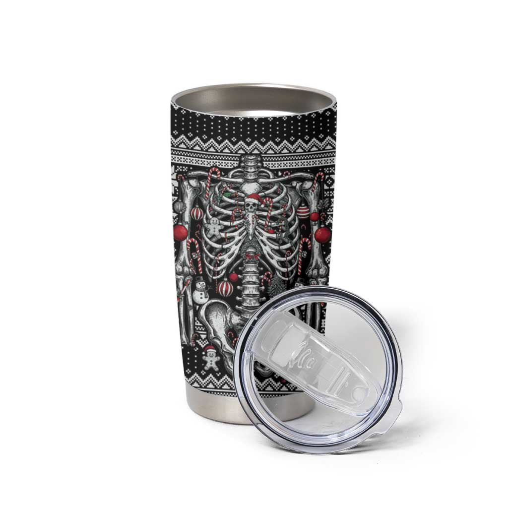 Merry Creepmas Tumbler Cup Bone to be Jolly - Wonder Print Shop