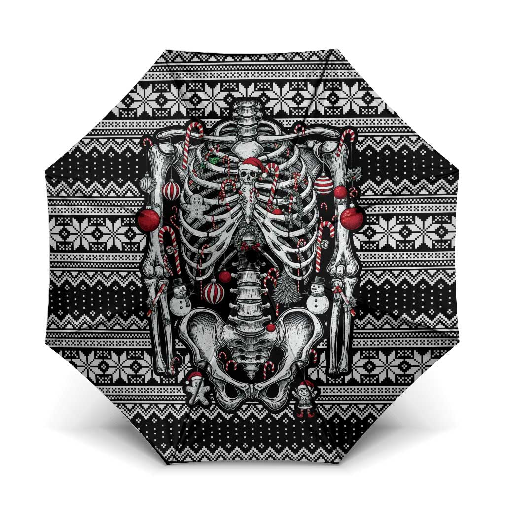 Merry Creepmas Umbrella Bone to be Jolly - Wonder Print Shop