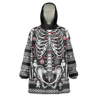 Merry Creepmas Wearable Blanket Hoodie Bone to be Jolly - Wonder Print Shop
