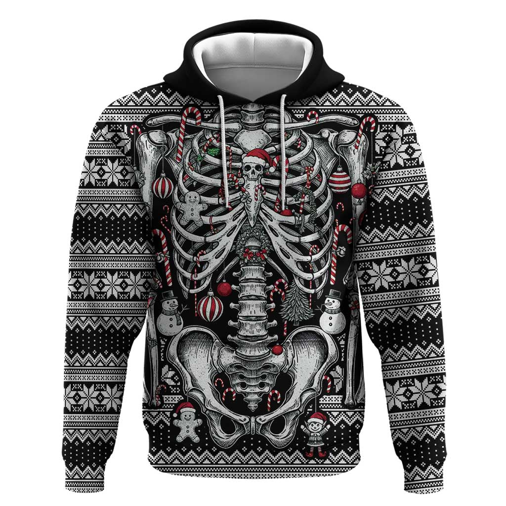 Merry Creepmas Zip Hoodie Bone to be Jolly - Wonder Print Shop