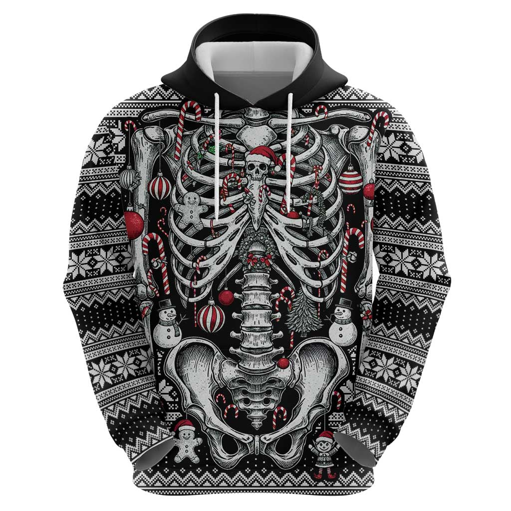 Merry Creepmas Zip Hoodie Bone to be Jolly - Wonder Print Shop