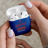 World Football Haiti 2026 AirPods Case Haiti est de Retour Blue Voodoo Veve Spirits - Wonder Print Shop