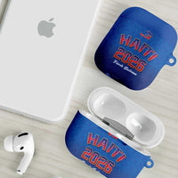 World Football Haiti 2026 AirPods Case Haiti est de Retour Blue Voodoo Veve Spirits - Wonder Print Shop