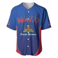 World Football Haiti 2026 Baseball Jersey Haiti est de Retour Blue Voodoo Veve Spirits - Wonder Print Shop