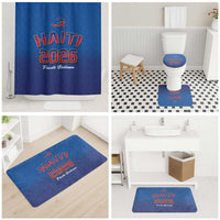 World Football Haiti 2026 Bathroom Set Haiti est de Retour Blue Voodoo Veve Spirits - Wonder Print Shop