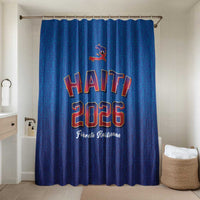 World Football Haiti 2026 Bathroom Set Haiti est de Retour Blue Voodoo Veve Spirits - Wonder Print Shop