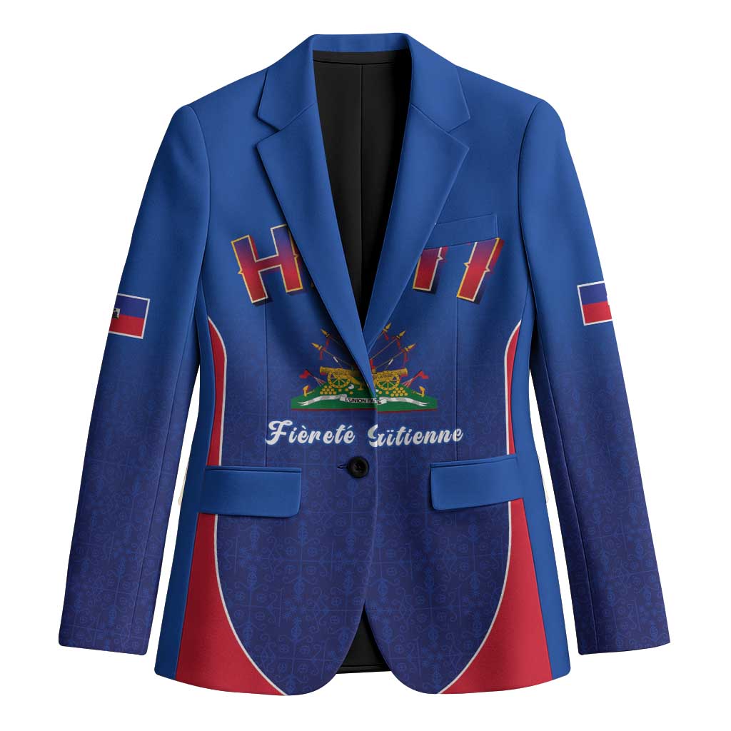 World Football Haiti 2026 Blazer Haiti est de Retour Blue Voodoo Veve Spirits - Wonder Print Shop