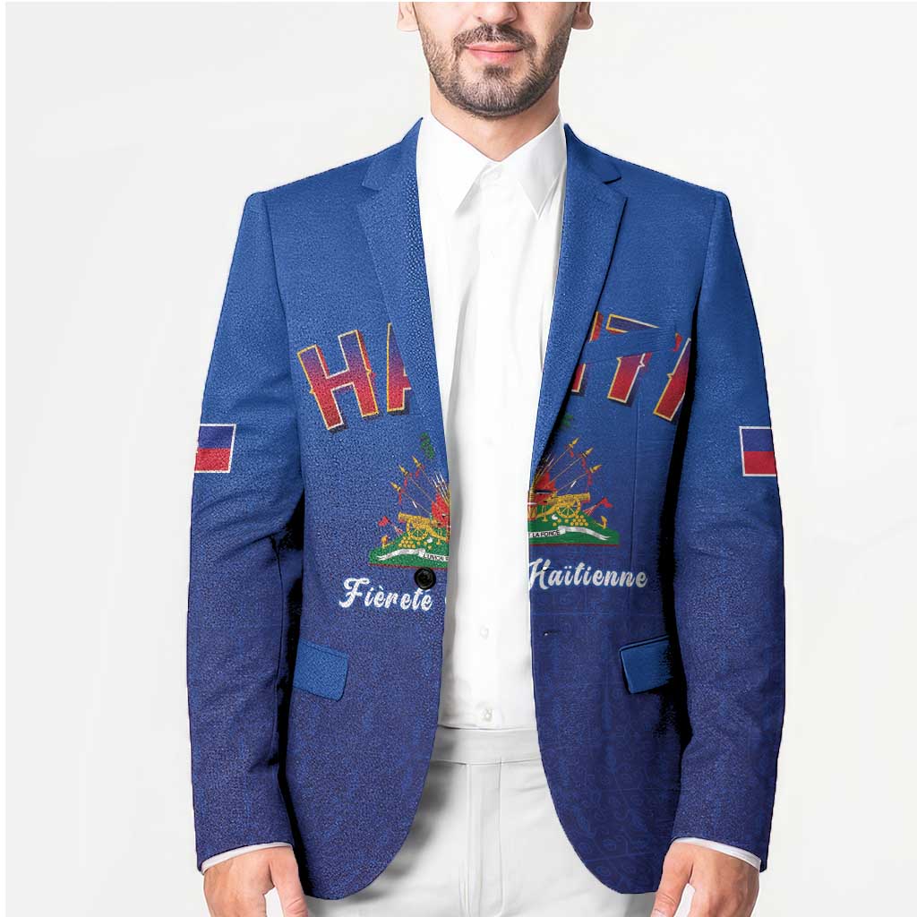World Football Haiti 2026 Blazer Haiti est de Retour Blue Voodoo Veve Spirits - Wonder Print Shop
