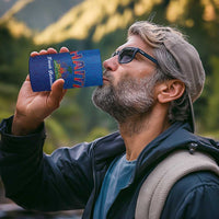 World Football Haiti 2026 4 in 1 Can Cooler Tumbler Haiti est de Retour Blue Voodoo Veve Spirits - Wonder Print Shop