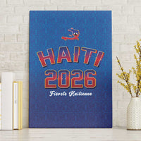 World Football Haiti 2026 Canvas Wall Art Haiti est de Retour Blue Voodoo Veve Spirits - Wonder Print Shop