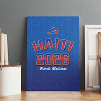 World Football Haiti 2026 Canvas Wall Art Haiti est de Retour Blue Voodoo Veve Spirits - Wonder Print Shop