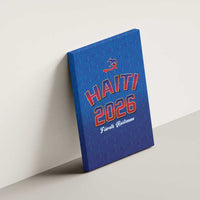 World Football Haiti 2026 Canvas Wall Art Haiti est de Retour Blue Voodoo Veve Spirits - Wonder Print Shop