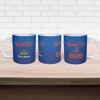 World Football Haiti 2026 Ceramic Mug Haiti est de Retour Blue Voodoo Veve Spirits - Wonder Print Shop