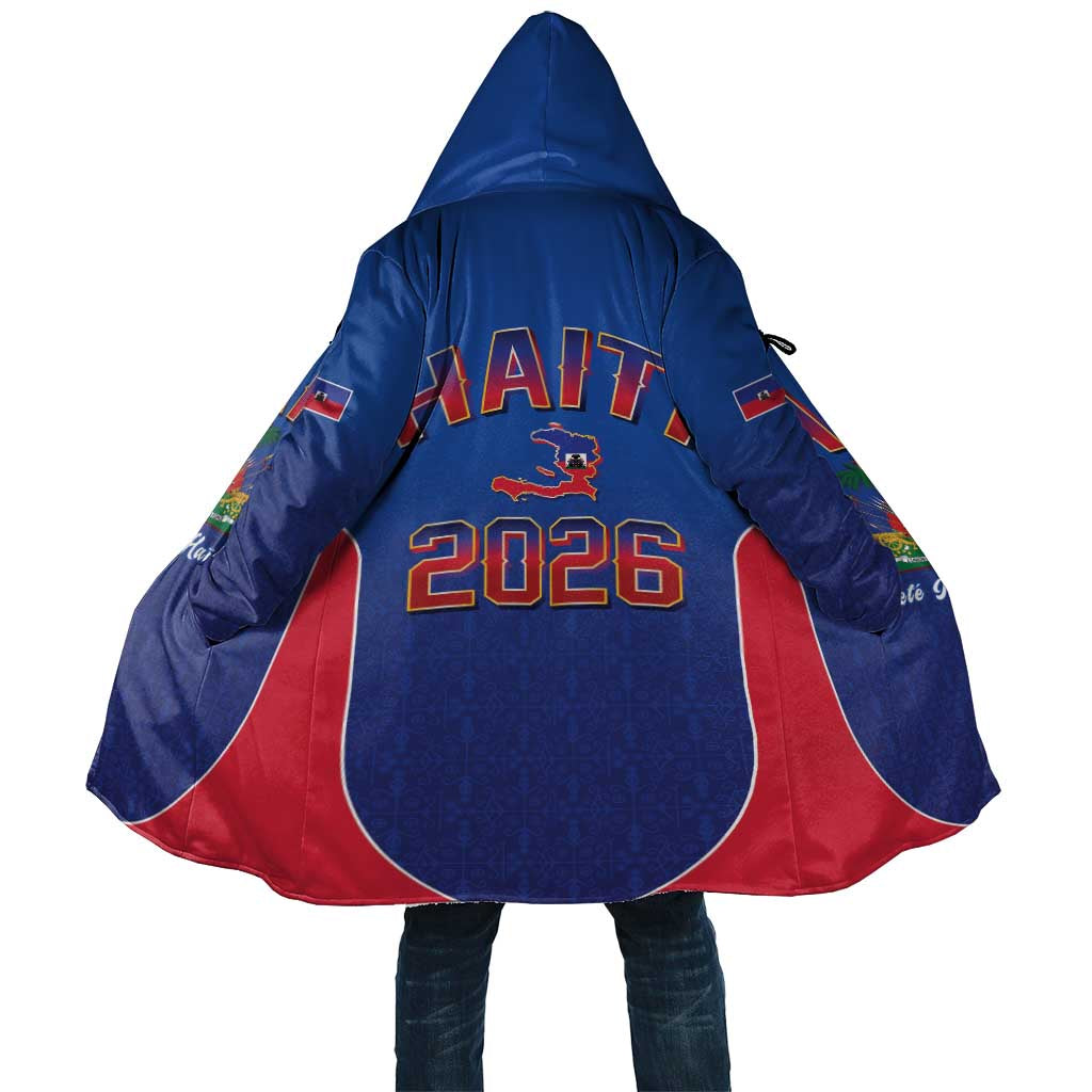 World Football Haiti 2026 Cloak Haiti est de Retour Blue Voodoo Veve Spirits - Wonder Print Shop