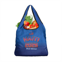 World Football Haiti 2026 Grocery Bag Haiti est de Retour Blue Voodoo Veve Spirits - Wonder Print Shop