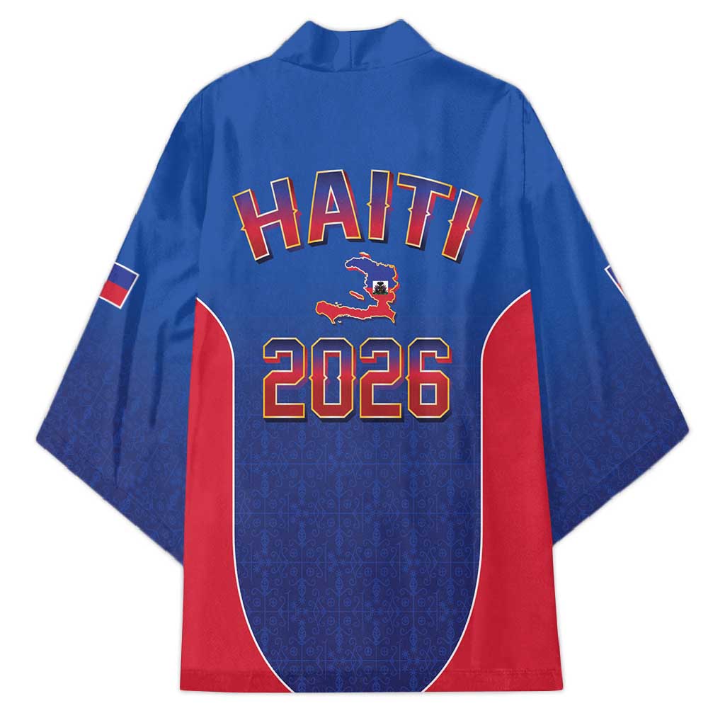 World Football Haiti 2026 Kimono Haiti est de Retour Blue Voodoo Veve Spirits - Wonder Print Shop