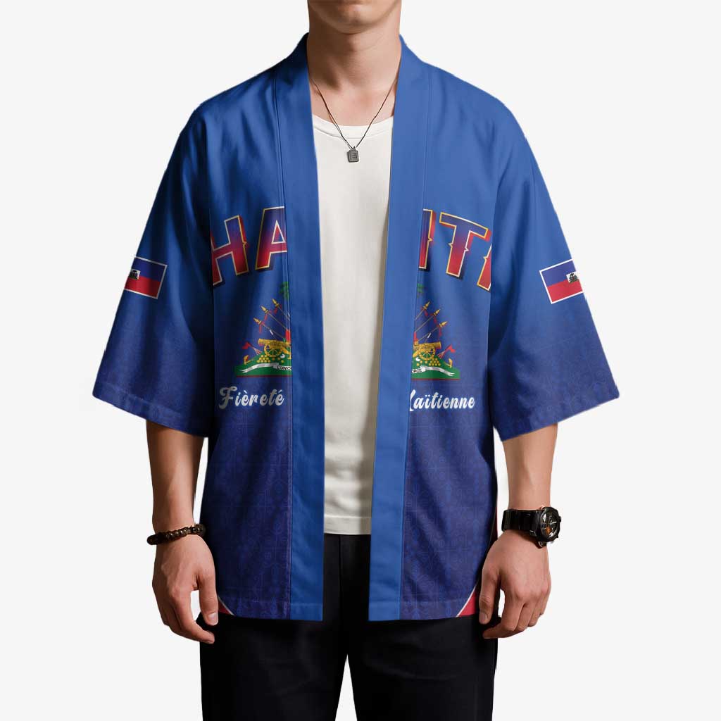 World Football Haiti 2026 Kimono Haiti est de Retour Blue Voodoo Veve Spirits - Wonder Print Shop