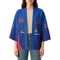 World Football Haiti 2026 Kimono Haiti est de Retour Blue Voodoo Veve Spirits - Wonder Print Shop