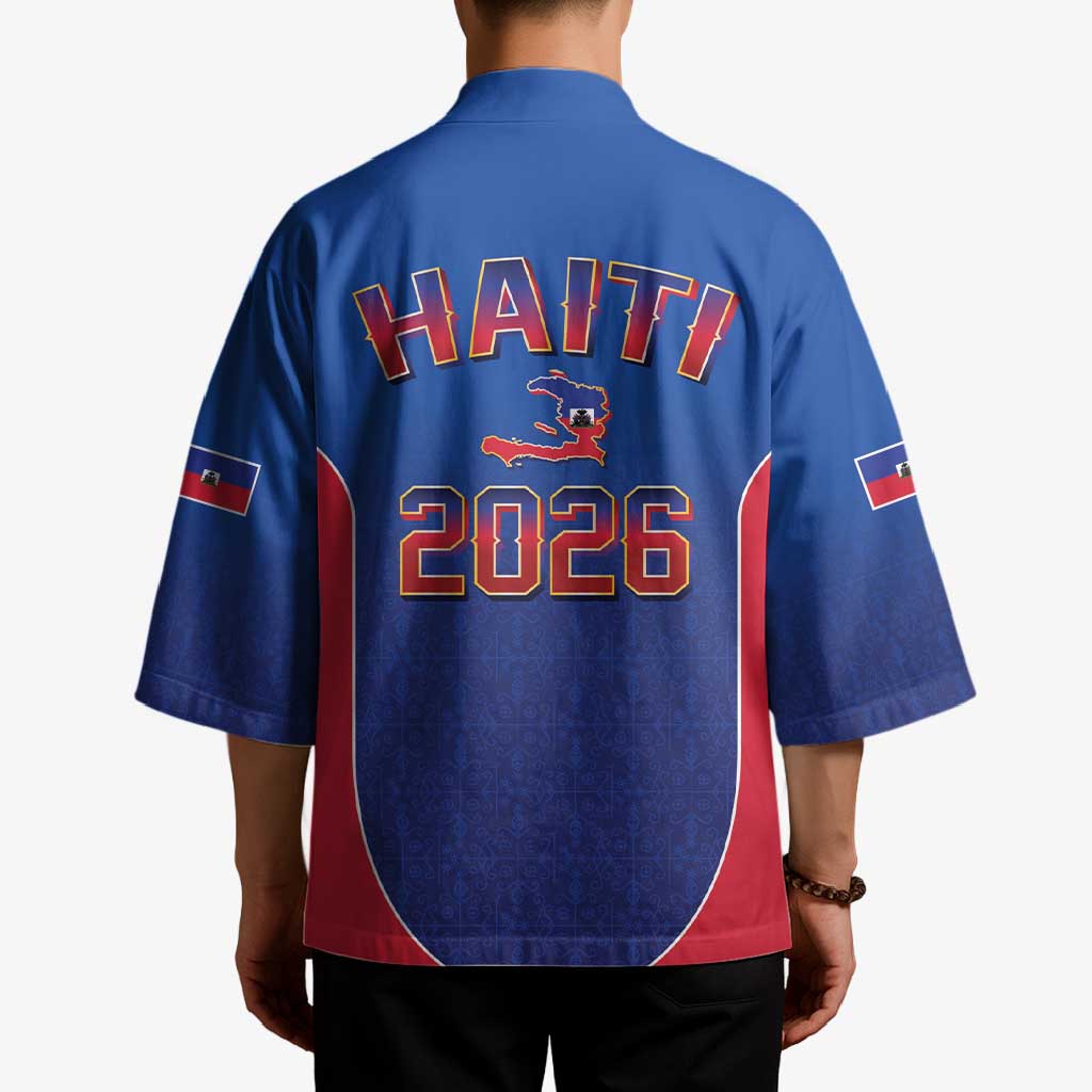 World Football Haiti 2026 Kimono Haiti est de Retour Blue Voodoo Veve Spirits - Wonder Print Shop