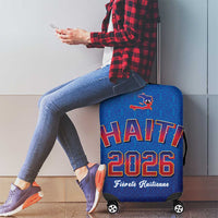 World Football Haiti 2026 Luggage Cover Haiti est de Retour Blue Voodoo Veve Spirits - Wonder Print Shop