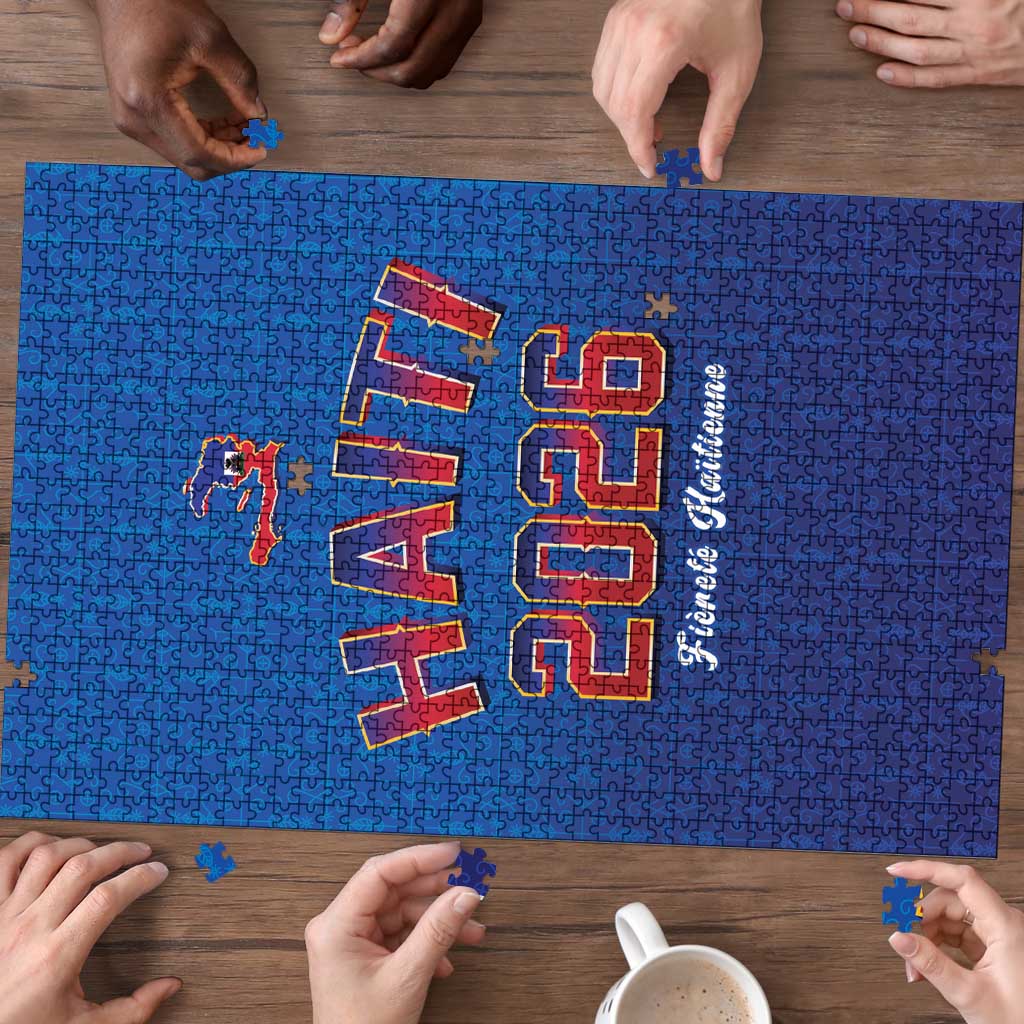 World Football Haiti 2026 Puzzle Haiti est de Retour Blue Voodoo Veve Spirits - Wonder Print Shop
