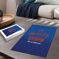 World Football Haiti 2026 Puzzle Haiti est de Retour Blue Voodoo Veve Spirits - Wonder Print Shop