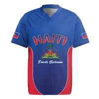 World Football Haiti 2026 Rugby Jersey Haiti est de Retour Blue Voodoo Veve Spirits - Wonder Print Shop