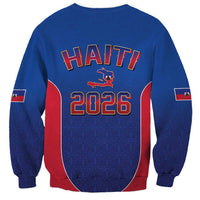 World Football Haiti 2026 Sweatshirt Haiti est de Retour Blue Voodoo Veve Spirits - Wonder Print Shop