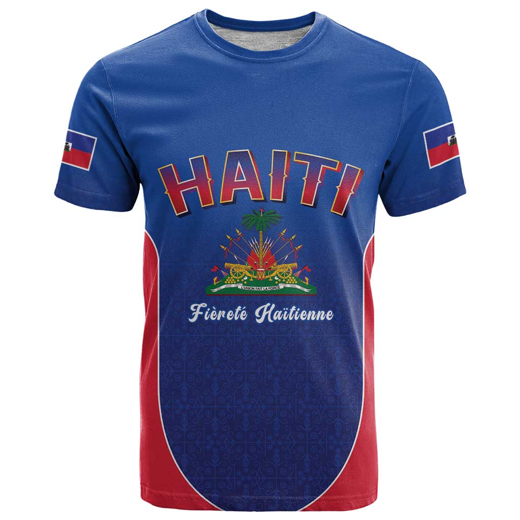 World Football Haiti 2026 T Shirt Haiti est de Retour Blue Voodoo Veve Spirits - Wonder Print Shop