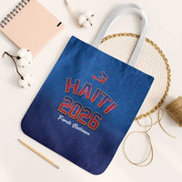 World Football Haiti 2026 Tote Bag Haiti est de Retour Blue Voodoo Veve Spirits - Wonder Print Shop