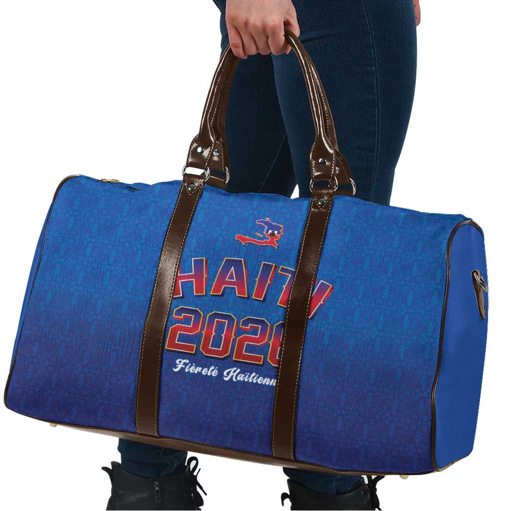 World Football Haiti 2026 Travel Bag Haiti est de Retour Blue Voodoo Veve Spirits - Wonder Print Shop