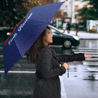 World Football Haiti 2026 Umbrella Haiti est de Retour Blue Voodoo Veve Spirits - Wonder Print Shop