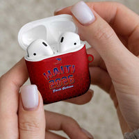 World Football Haiti 2026 AirPods Case Haiti est de Retour Red Voodoo Veve Spirits - Wonder Print Shop