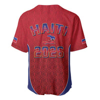 World Football Haiti 2026 Baseball Jersey Haiti est de Retour Red Voodoo Veve Spirits - Wonder Print Shop