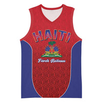 World Football Haiti 2026 Basketball Jersey Haiti est de Retour Red Voodoo Veve Spirits - Wonder Print Shop