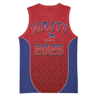 World Football Haiti 2026 Basketball Jersey Haiti est de Retour Red Voodoo Veve Spirits - Wonder Print Shop