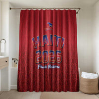 World Football Haiti 2026 Bathroom Set Haiti est de Retour Red Voodoo Veve Spirits - Wonder Print Shop