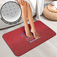 World Football Haiti 2026 Bathroom Set Haiti est de Retour Red Voodoo Veve Spirits - Wonder Print Shop