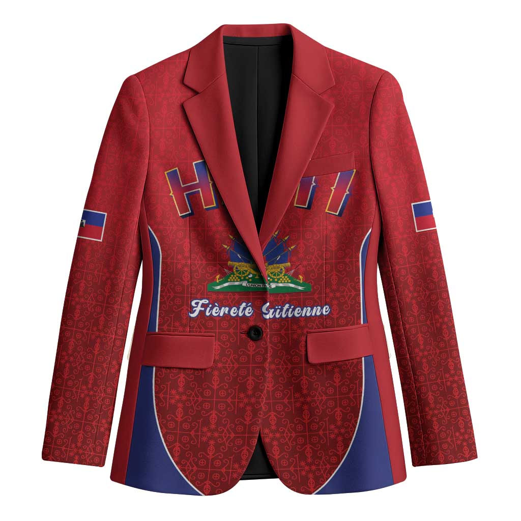 World Football Haiti 2026 Blazer Haiti est de Retour Red Voodoo Veve Spirits - Wonder Print Shop