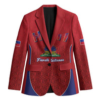 World Football Haiti 2026 Blazer Haiti est de Retour Red Voodoo Veve Spirits - Wonder Print Shop
