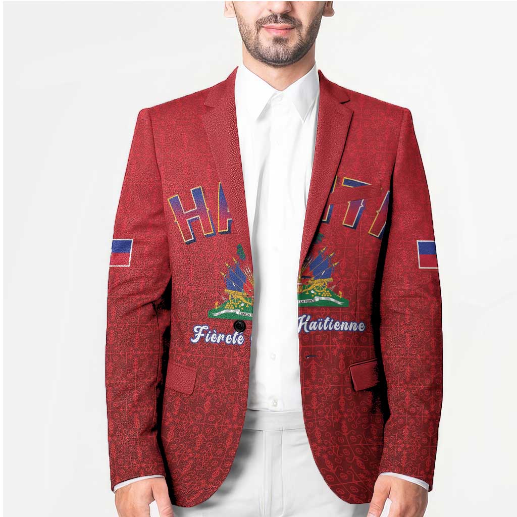 World Football Haiti 2026 Blazer Haiti est de Retour Red Voodoo Veve Spirits - Wonder Print Shop
