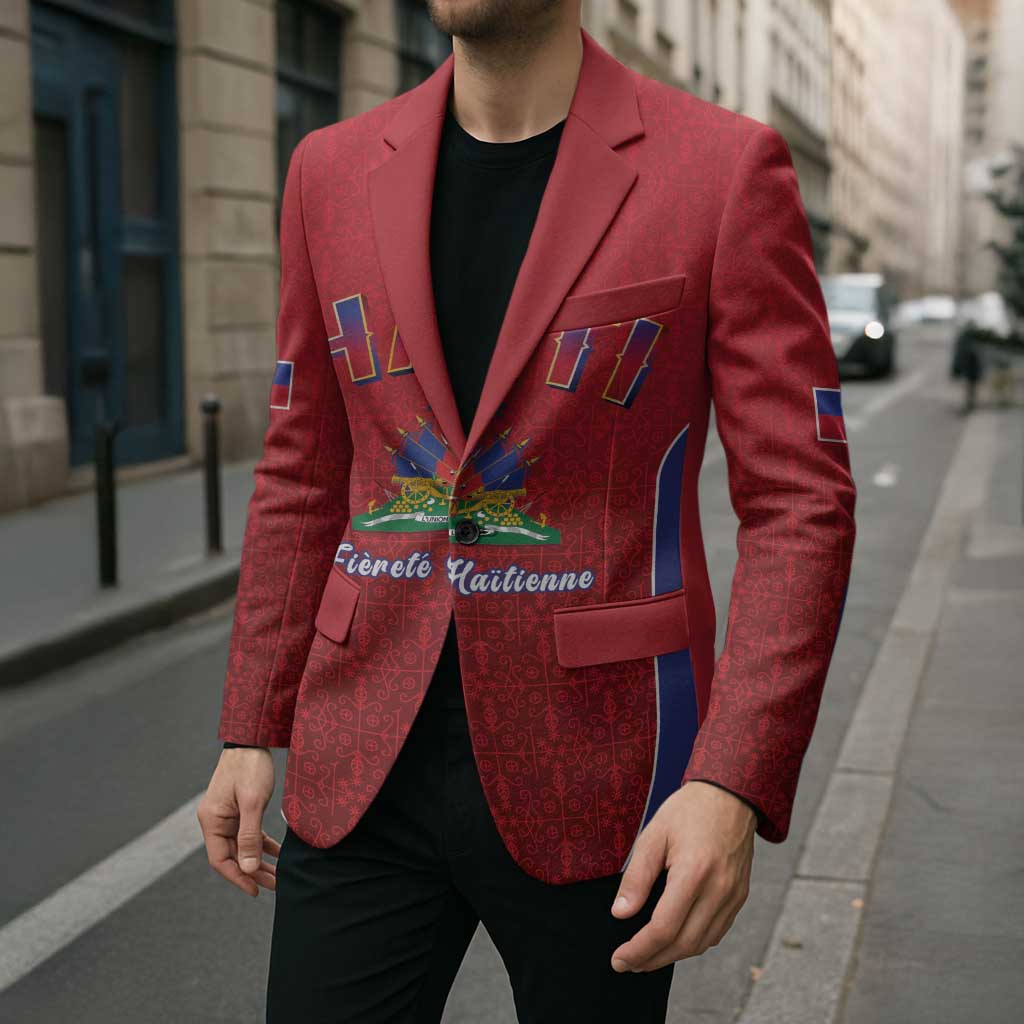 World Football Haiti 2026 Blazer Haiti est de Retour Red Voodoo Veve Spirits - Wonder Print Shop