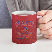 World Football Haiti 2026 Ceramic Mug Haiti est de Retour Red Voodoo Veve Spirits - Wonder Print Shop