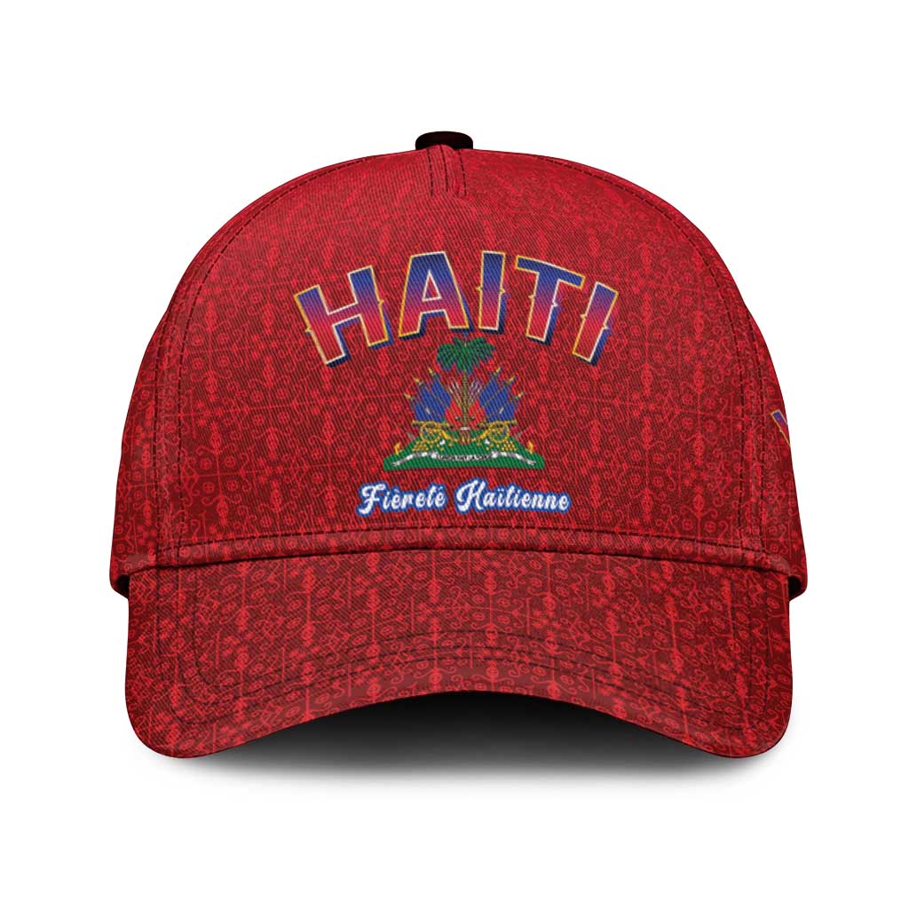 World Football Haiti 2026 Classic Cap Haiti est de Retour Red Voodoo Veve Spirits - Wonder Print Shop