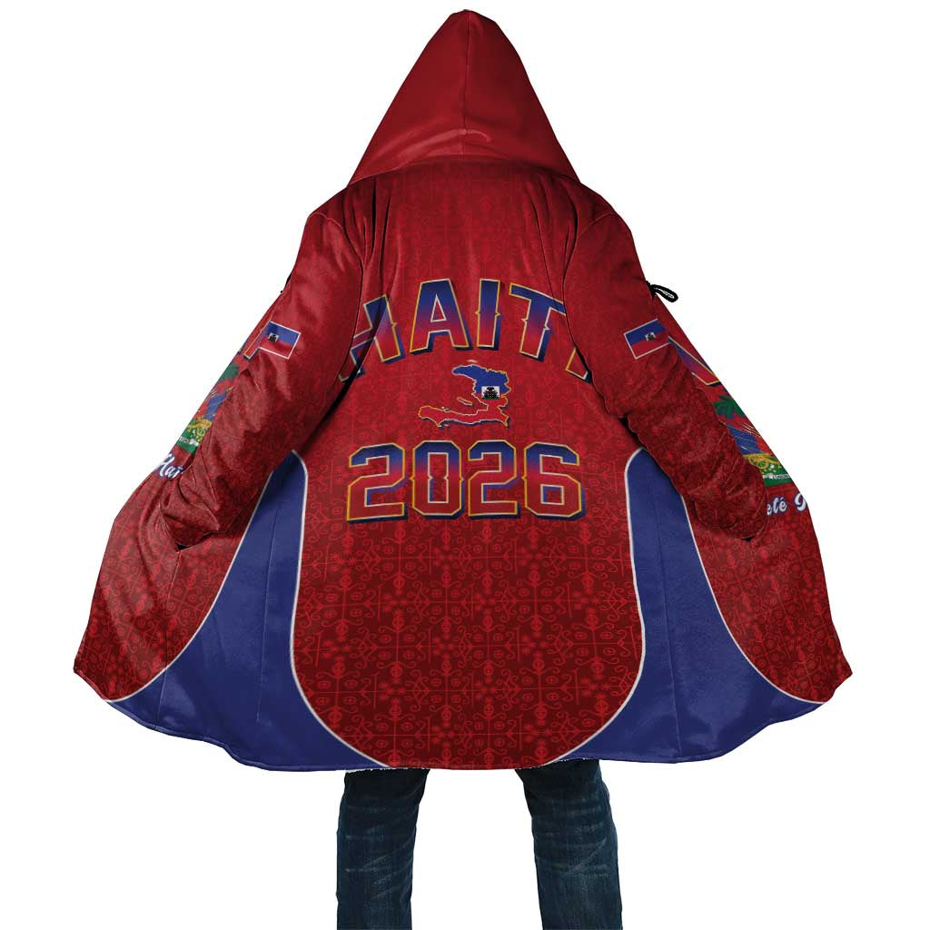 World Football Haiti 2026 Cloak Haiti est de Retour Red Voodoo Veve Spirits - Wonder Print Shop