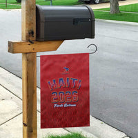 World Football Haiti 2026 Garden Flag Haiti est de Retour Red Voodoo Veve Spirits - Wonder Print Shop