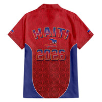 World Football Haiti 2026 Hawaiian Shirt Haiti est de Retour Red Voodoo Veve Spirits - Wonder Print Shop